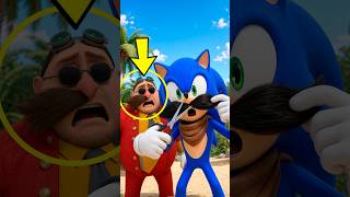 Sonic tentou cortar o Bigode do Eggman! 😱 #sonic #animation #shorts