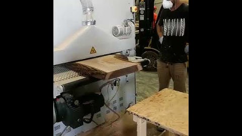 Black walnut Table Top Sanding- 1BENMU- Custom Furniture & Design Studio