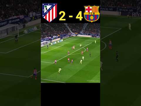 ملخص مباراة برشلونة 4 2 أتليتكو مدريد الدوري الإسباني
