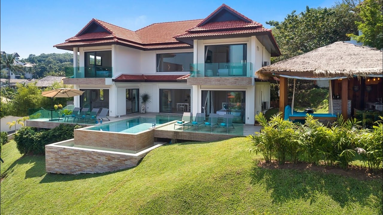 Koh Samui for rent /sale 4 Beds villa just 170 meters to Thongson bay beach, price⬇️