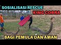 TERIMA KASIH DAMKAR MALANG,  HIBAHAN KING COBRA JUMBO  HASIL RESCUE