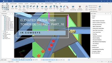 Elevated Water Tank Tower Detailing_Part_17 | COMOSYS