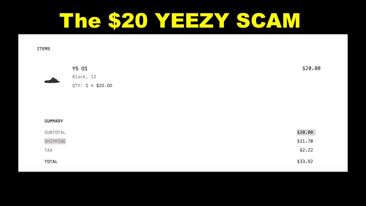Yeezy Is Now Scamming With $20 Slides?!?