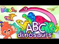 ABC Dinosaurs | Learn the Dinosaur Alphabet with Club Baboo | Ceratosaurus, Brachiosaurus, TRex