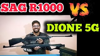 Dione 5G vs SAG R1000: Barra de sabão e Recuo