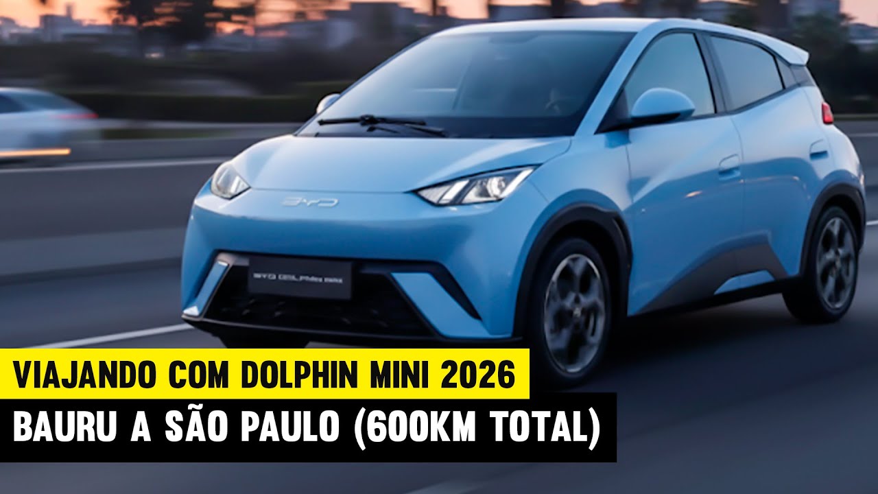 BYD DOLPHIN MINI na ESTRADA! TUDO SOBRE VIAJAR COM ELÉTRICO