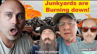 "Junkyards Are Burning Down Across America – Coincidence or Something Worse?"
