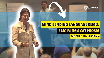 Mind Bending Language Demo: Resolving a Cat Phobia | Module 18 - Lesson 4