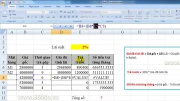 Microsoft Excel - Tự học Excel hiệu quả nhất. Bài 8: Địa chỉ tuyệt đối và tương đối.