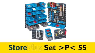 Allit Storeplus Set P 55 Starter-Sets Für Ordnung An Der Wand The Starter Kits For Wall Storage