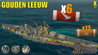 Gouden Leeuw 6 Kills &amp; 185k Damage | World of Warships Gameplay