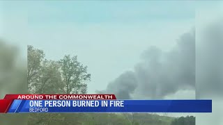 Structure fire in Bedford injures one, cause under investigation