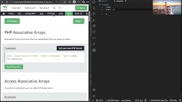 PEMROGRAMAN WEB : Menjelaskan dan Mendemontrasikan materi di W3Schools tentang PHP Array - Function