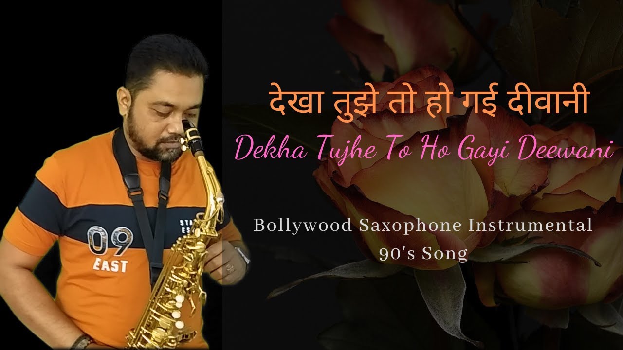 Dekha Tujhe To Ho Gayi Deewani Instrumental Music  Bollywood Saxophone Instrumental 90s Song