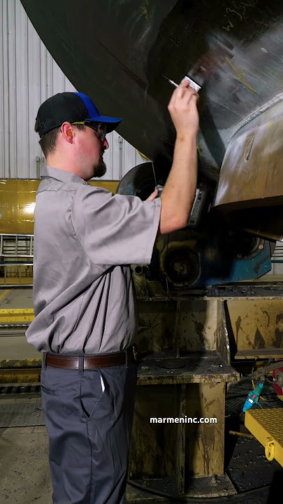 Non-destructive testing welds for wind tower manufacturing #ndt  #ultrasonictesting #welding