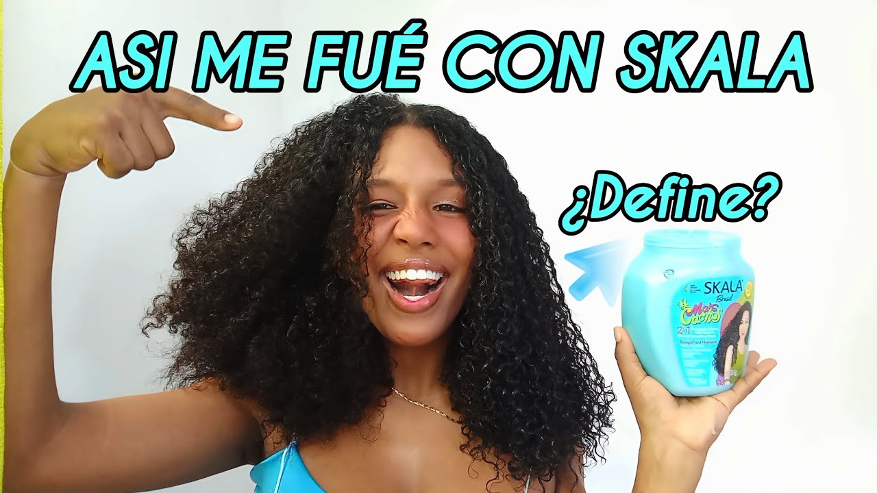 SKALA Mais Cachos 🩵 | ¿Para qué tipos de rizos es? PRUEBA REAL en rizos 3C y 4A