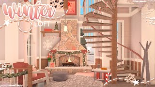 Cozy Christmas Winter Loft | ROBLOX Bloxburg