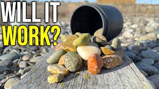 What Happens To BORING River Rocks In a Rock Tumbler?
