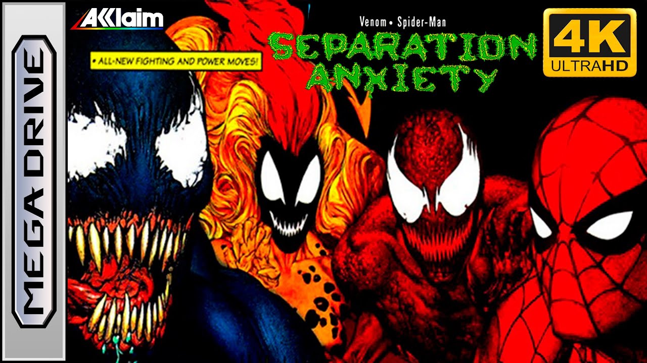SpiderMan & Venom Separation Anxiety (Mega Drive) Longplay 4K 60FPS 2 Players YouTube SpiderMan & Venom Separation Anxiety (Mega Drive) Longplay 4K 60FPS 2 Players YouTube