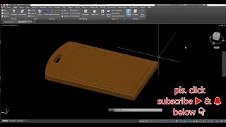 Cutting Board / Chopping Board for Beginners / AUTOCAD by AC 3DCad 332 views 1 year ago 17 minutes