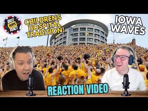 BRIT POPS REACT to Iowa's Hawkeyes' New Tradition is More Than Just A Wave