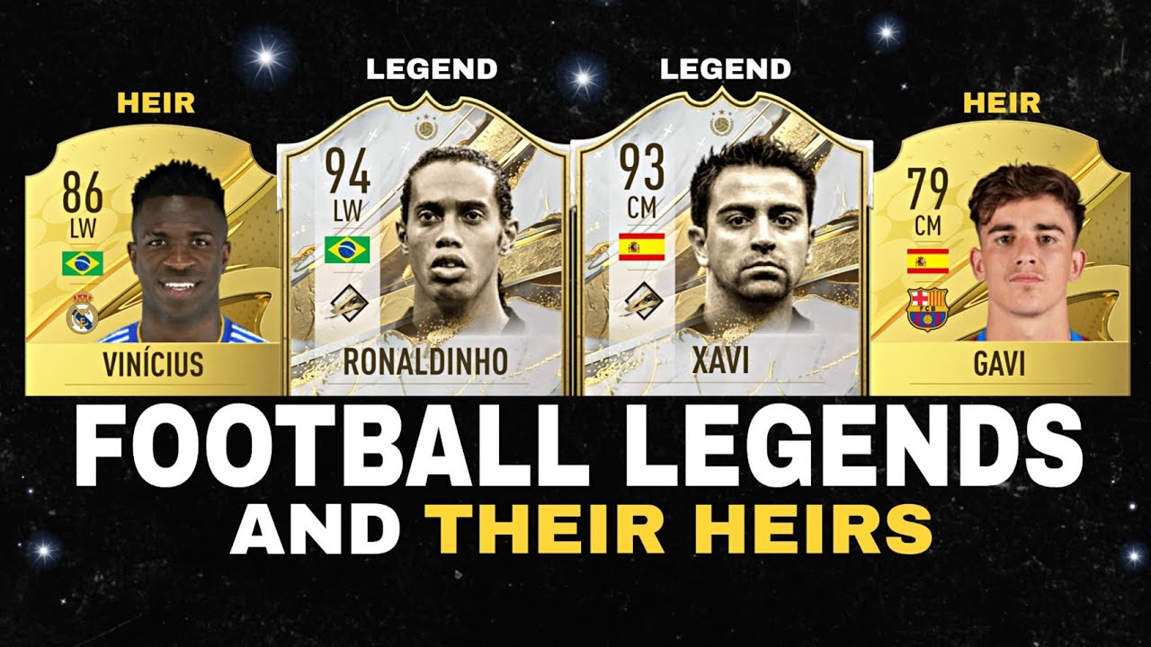FOOTBALL LEGENDS and THEIR HEIRS! 👀😲 YouTube
