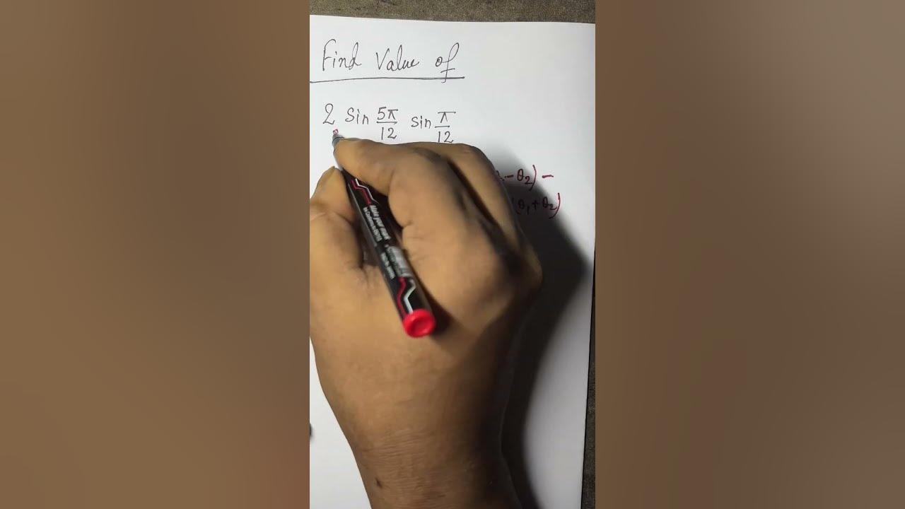 find-value-of-2-sin-5pi-12-cos-pi-12-l-trigonometry-maths-question