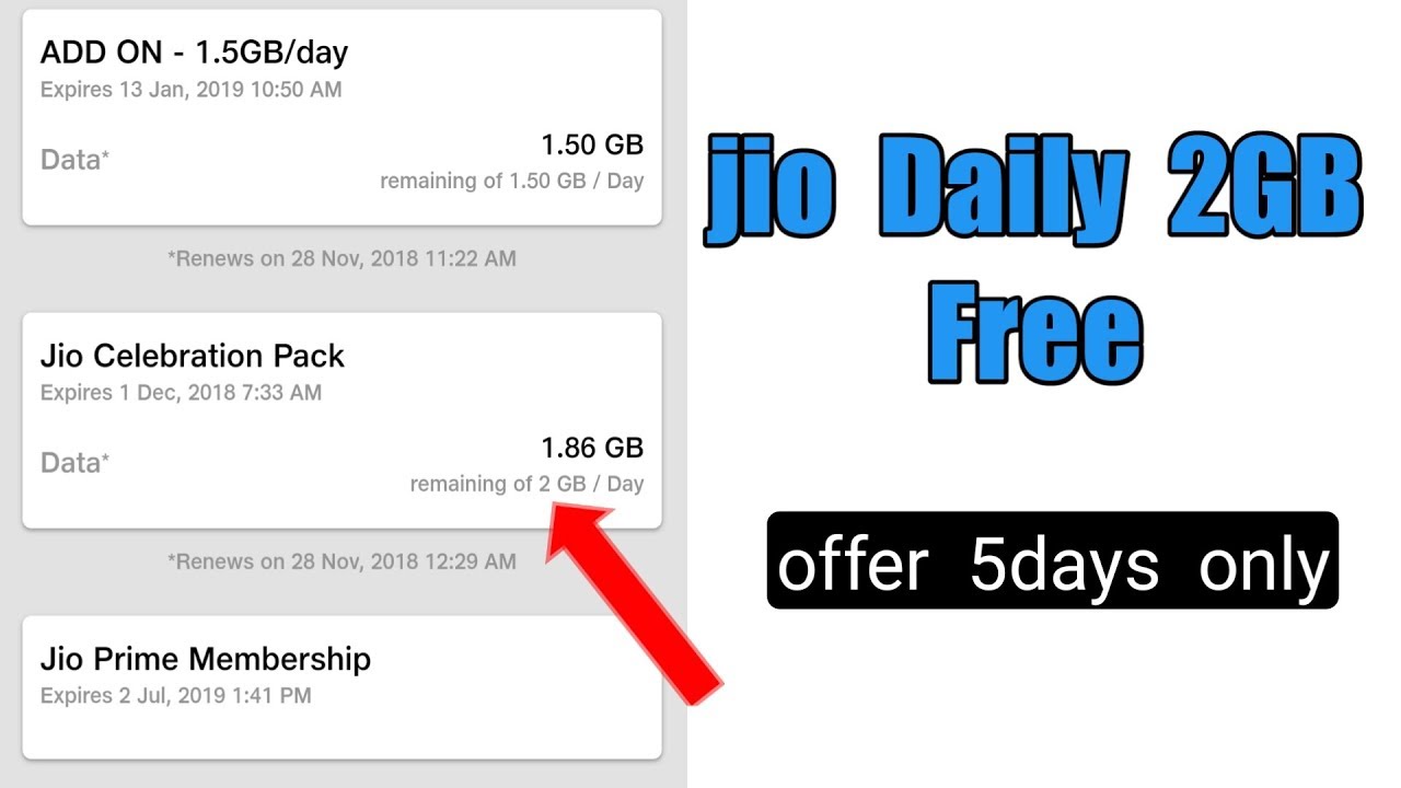 jio celebration pack 2gb free daily in tamil | TECH TAMIL 4