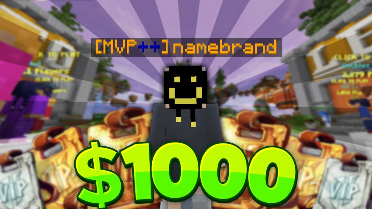 Gifting $1,000 in Hypixel Ranks!