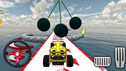 Formula Car Racing Simulator- Impossible Mega Ramp - Android iOS Gameplay