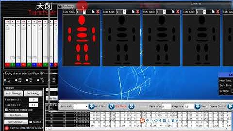 How to make flashing & fading effects same time by DMX software