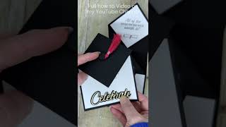 Graduation Cap Card ~ Beth's Paper Cuts  #cardmaking #papercraft #graduationcap
