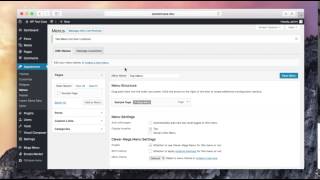 Set WordPress menu location