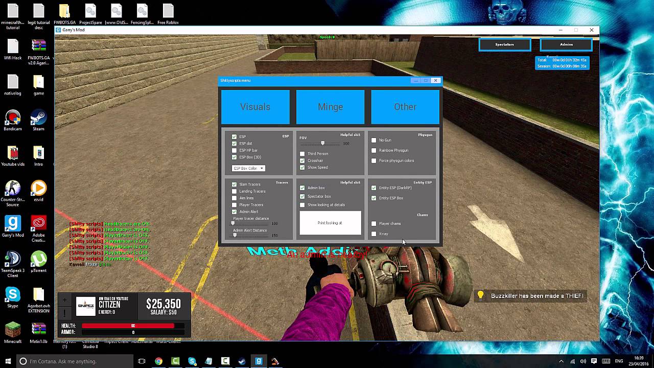 Gmod Shitty Lua Menu Easy Hack - 