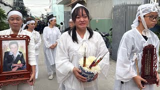 Live Streaming of Meritorious Artist Minh Hoang's Funeral Ceremony Right Now - Family Cried Their...