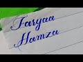 Write Subscribers Names in Live Calligraphy