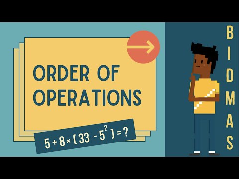 Order of Operations | BODMAS | BIDMAS | BEDMAS | PEMDAS | PEDMAS