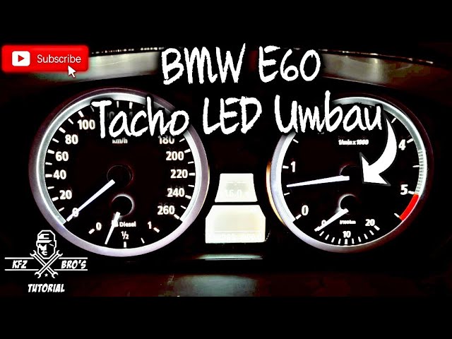 BMW E60, E61 VFL, Tacho zerlegen, LED SMD Umbau, Löten