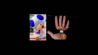 Toad Hand Art Inspired By