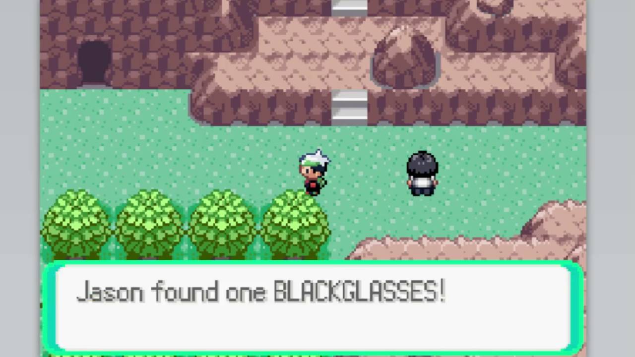 Pokemon Emerald Hidden Blackglasses YouTube