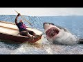 Thrilling shark attack fishermen battle the deep sea  fishing gone wild 