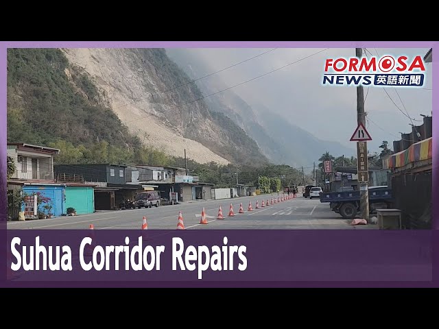 Repairs underway to restore traffic along only road connecting Yilan and Hualien｜Taiwan News