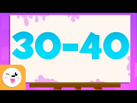 Guess the numbers from 30 to 40 - Learn to read and write numbers from 1 to 100