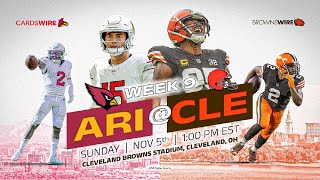 Arizona Cardinals vs Cleveland Browns pregame show Deshaun Watson returns!