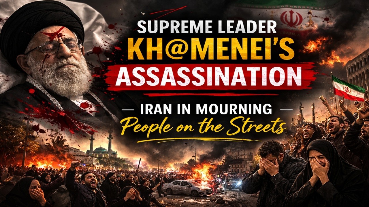 Red Flags & Red Lights at Imam Reza & Imam Hussain Shrines After Khamenei’s Death Emotional Scenes