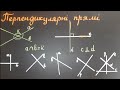 Перпендикулярні прямі.  6 клас