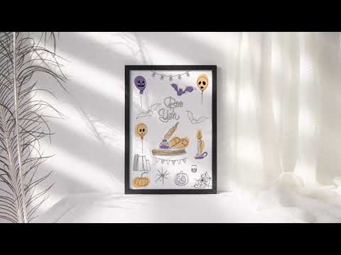 Halloween SVG Sign Spooky Bundle, an Illustration by PawGraphic (Thumbnail 11 of 11)
