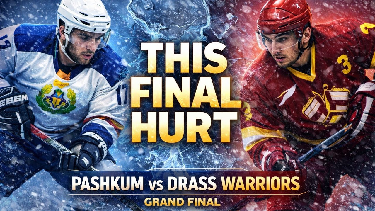 ICE HOCKEY || FINAL MATCH BETWEEN FRIEND PASKUM VS WARRIOR DRASS 