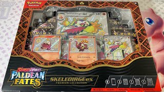 Pokémon Paldean Fates Skeledirge Ex Premium Collection