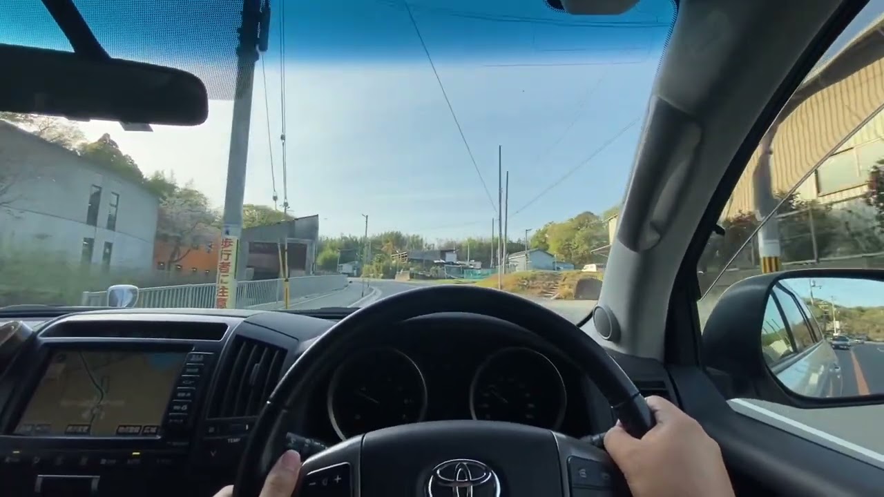 【ランクル200】zoomH1essentialテスト【ドライバー視点】Land Cruiser 200 POV drive